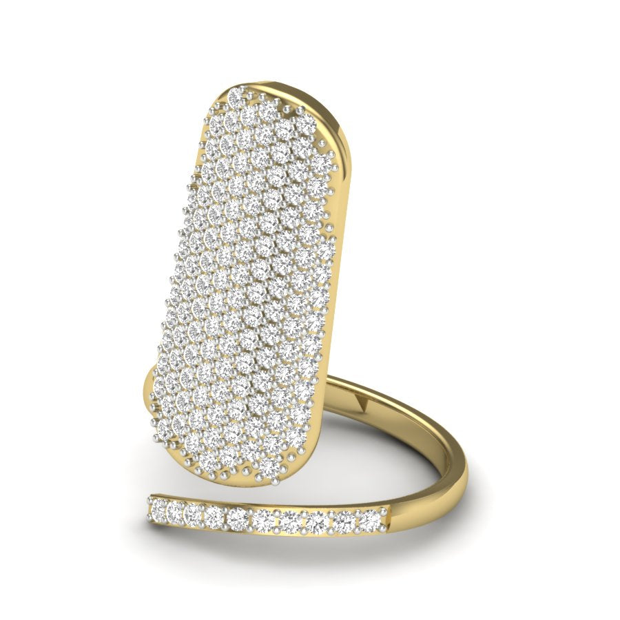 Yellow Gold Plated Sterling Silver Ring