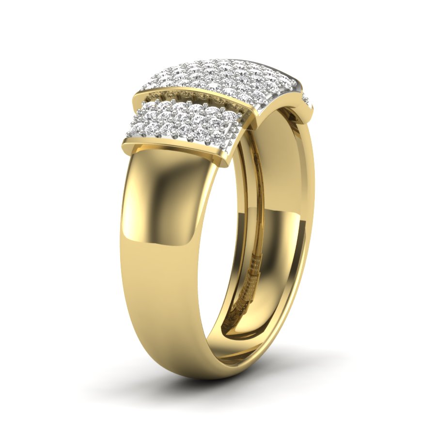 Yellow Gold Plated Sterling Silver Ring