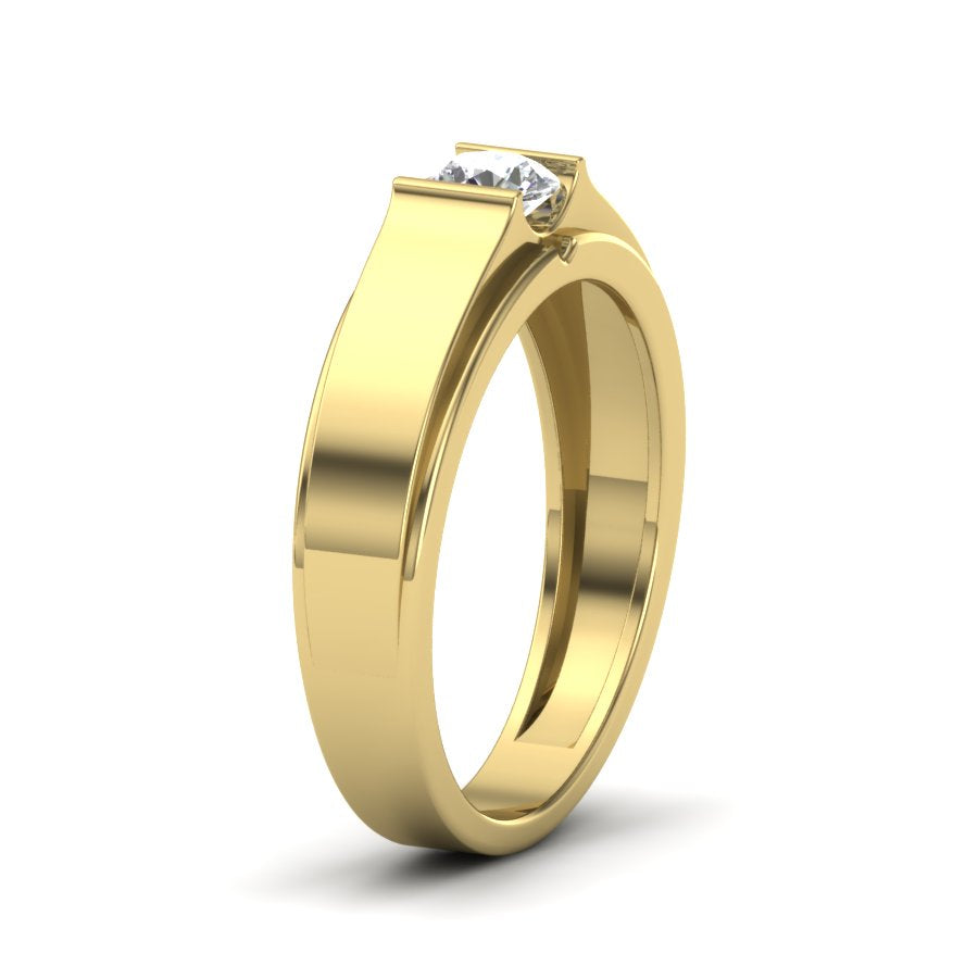 Yellow Gold Plated Sterling Silver Ring