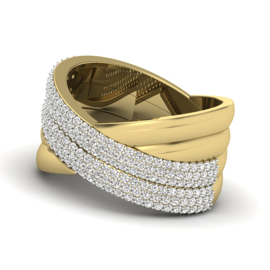 Yellow Gold Plated Sterling Silver Ring