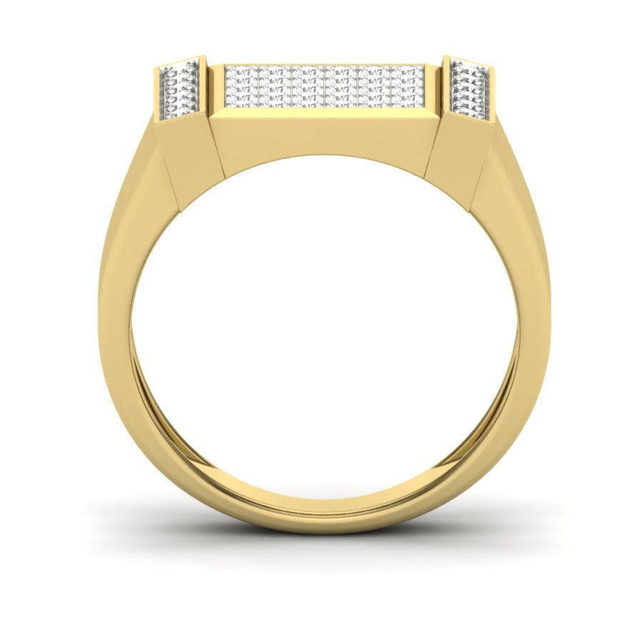 Yellow Gold Plated Sterling Silver Ring