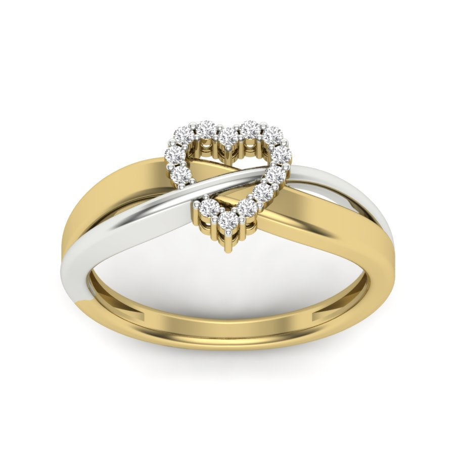 Yellow Gold Plated Sterling Silver Ring