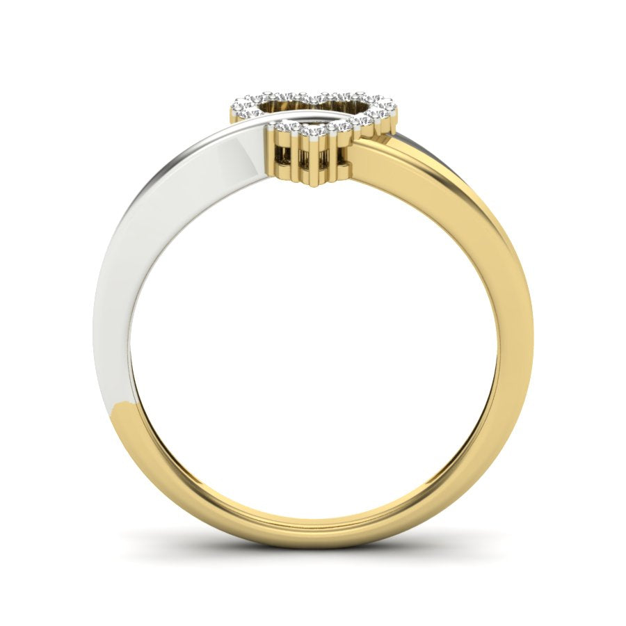 Yellow Gold Plated Sterling Silver Ring