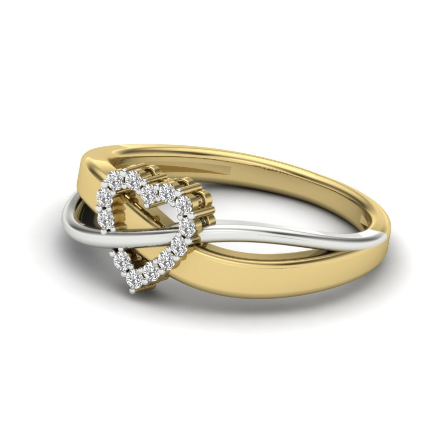 Yellow Gold Plated Sterling Silver Ring