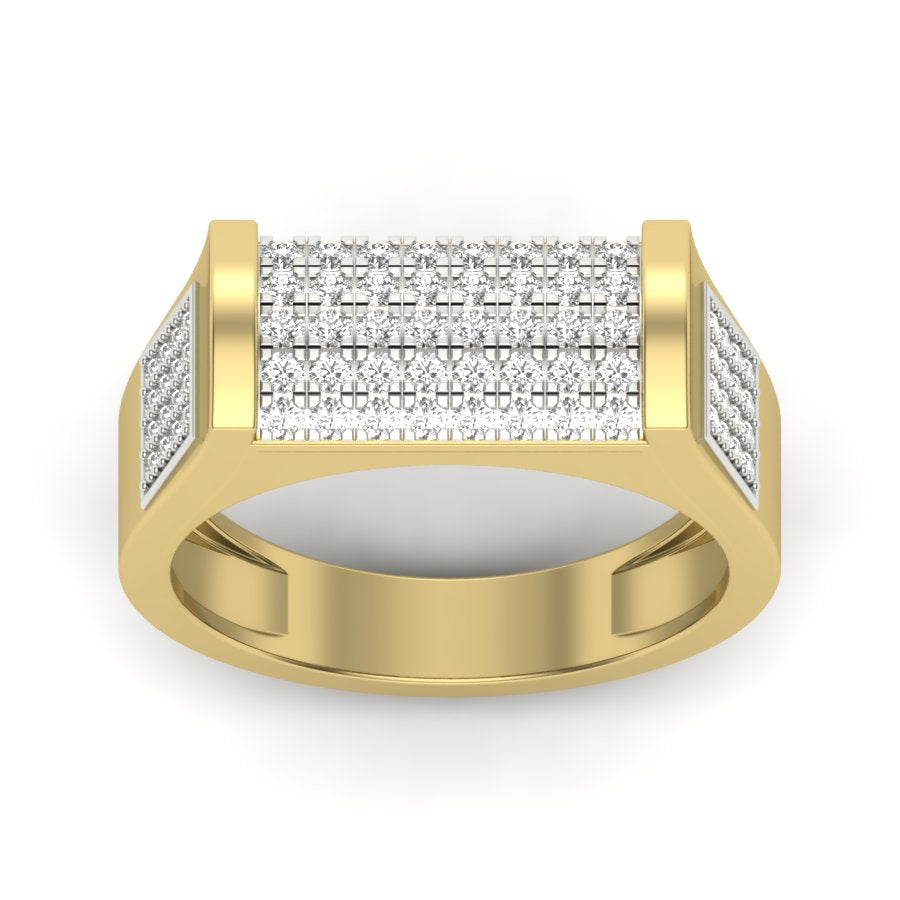 Yellow Gold Plated Sterling Silver Ring