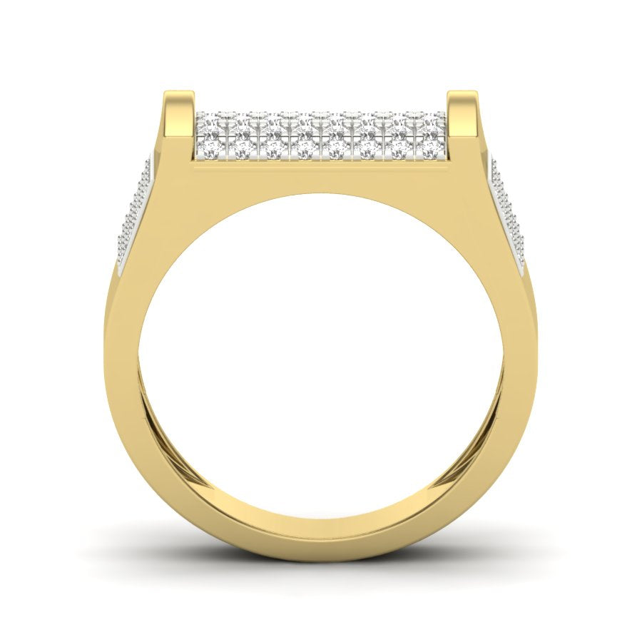 Yellow Gold Plated Sterling Silver Ring