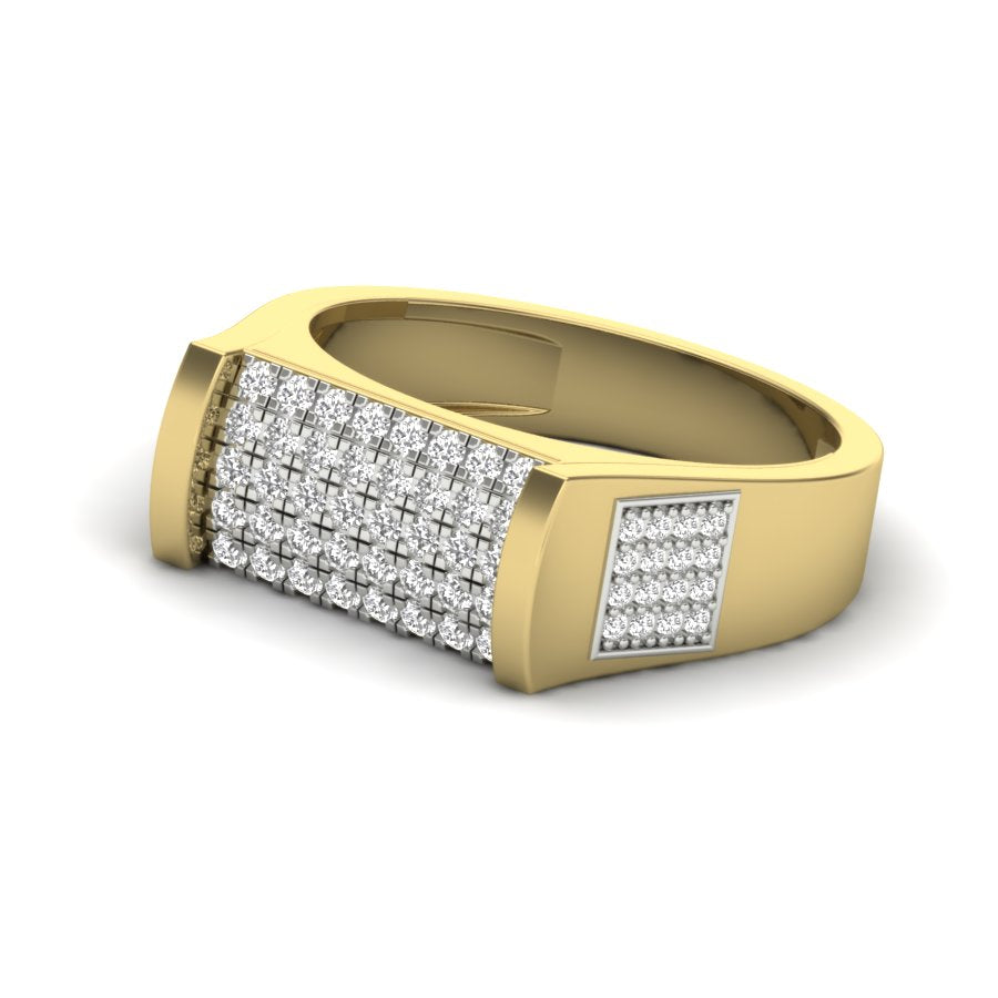 Yellow Gold Plated Sterling Silver Ring