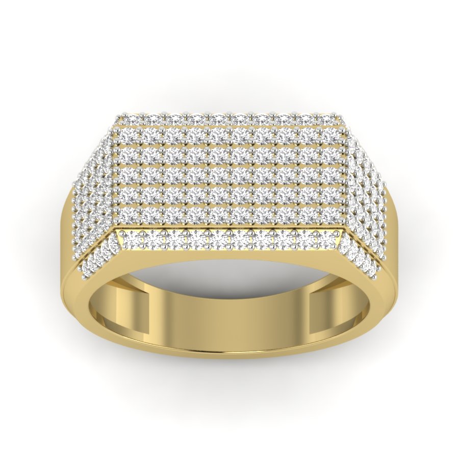 Yellow Gold Plated Sterling Silver Ring