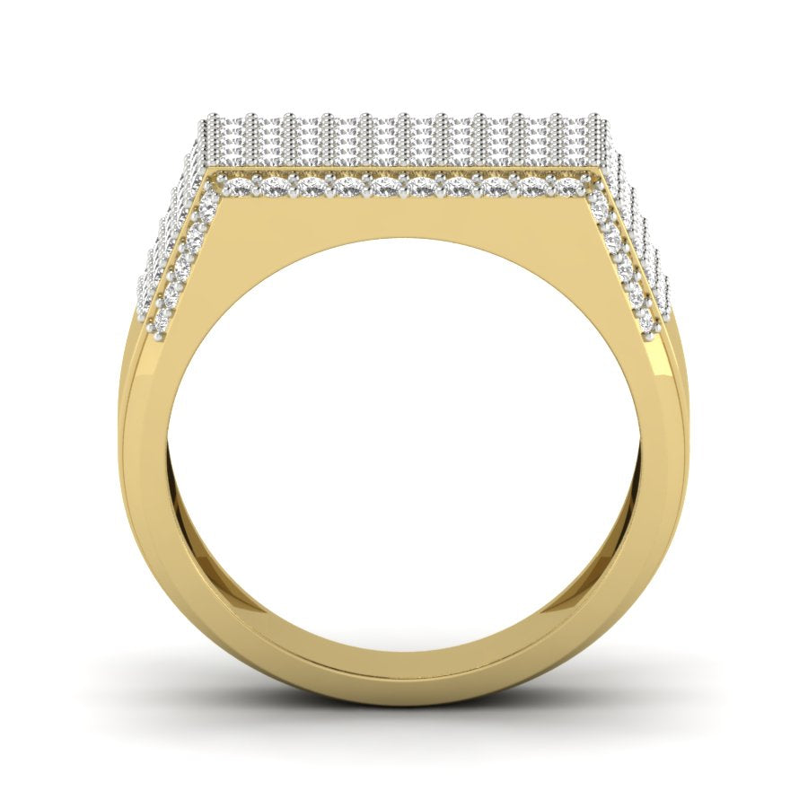 Yellow Gold Plated Sterling Silver Ring