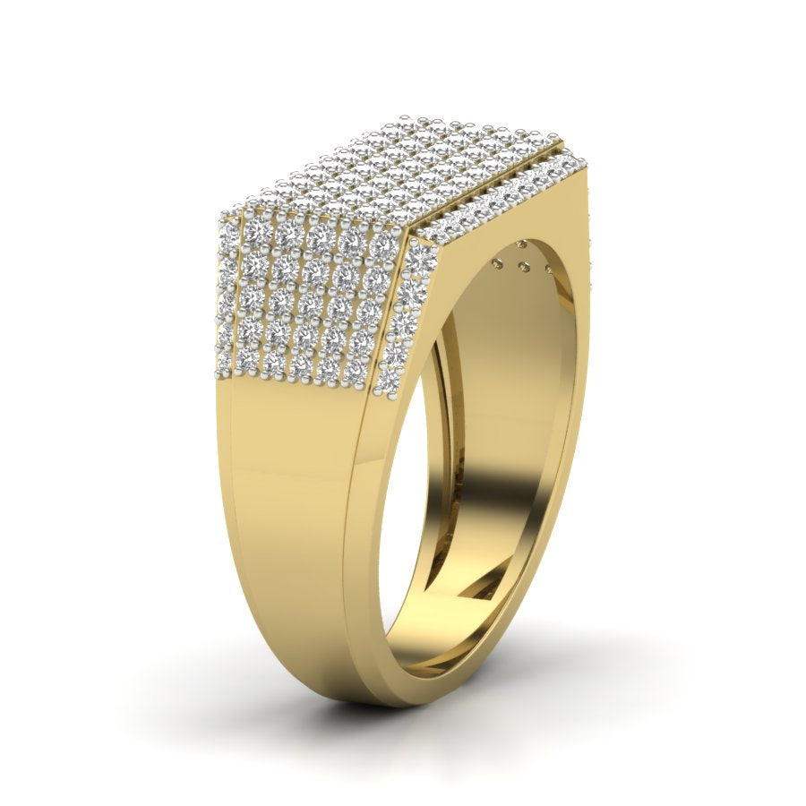 Yellow Gold Plated Sterling Silver Ring