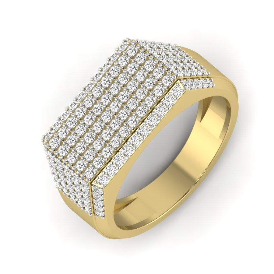 Yellow Gold Plated Sterling Silver Ring