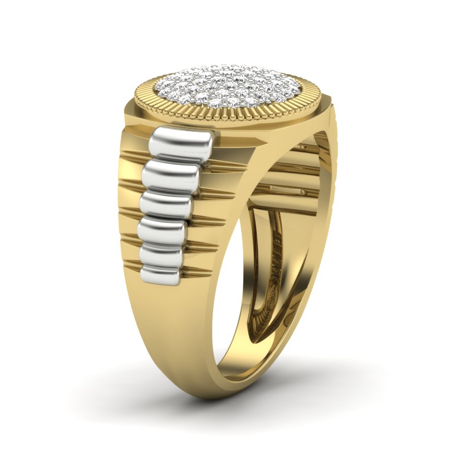Yellow Gold Plated Sterling Silver Ring