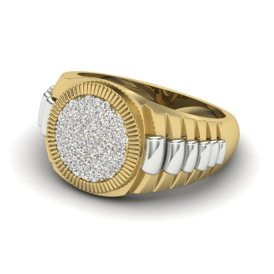 Yellow Gold Plated Sterling Silver Ring