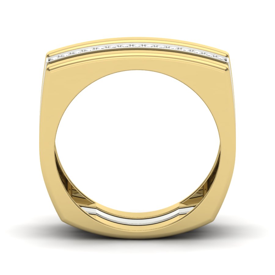 Yellow Gold Plated Sterling Silver Ring