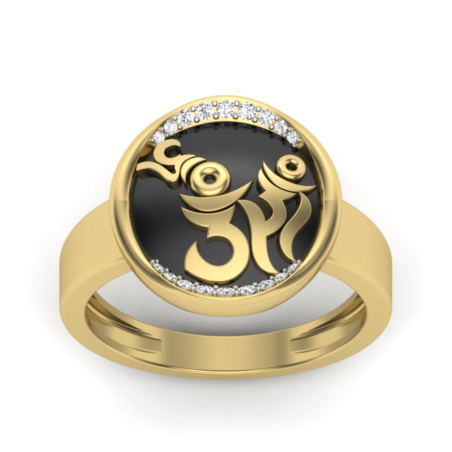 Yellow Gold Plated Sterling Silver Ring
