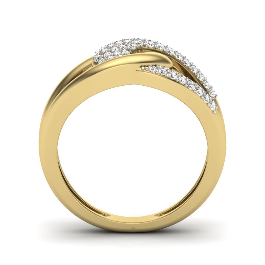 Yellow Gold Plated Sterling Silver Ring
