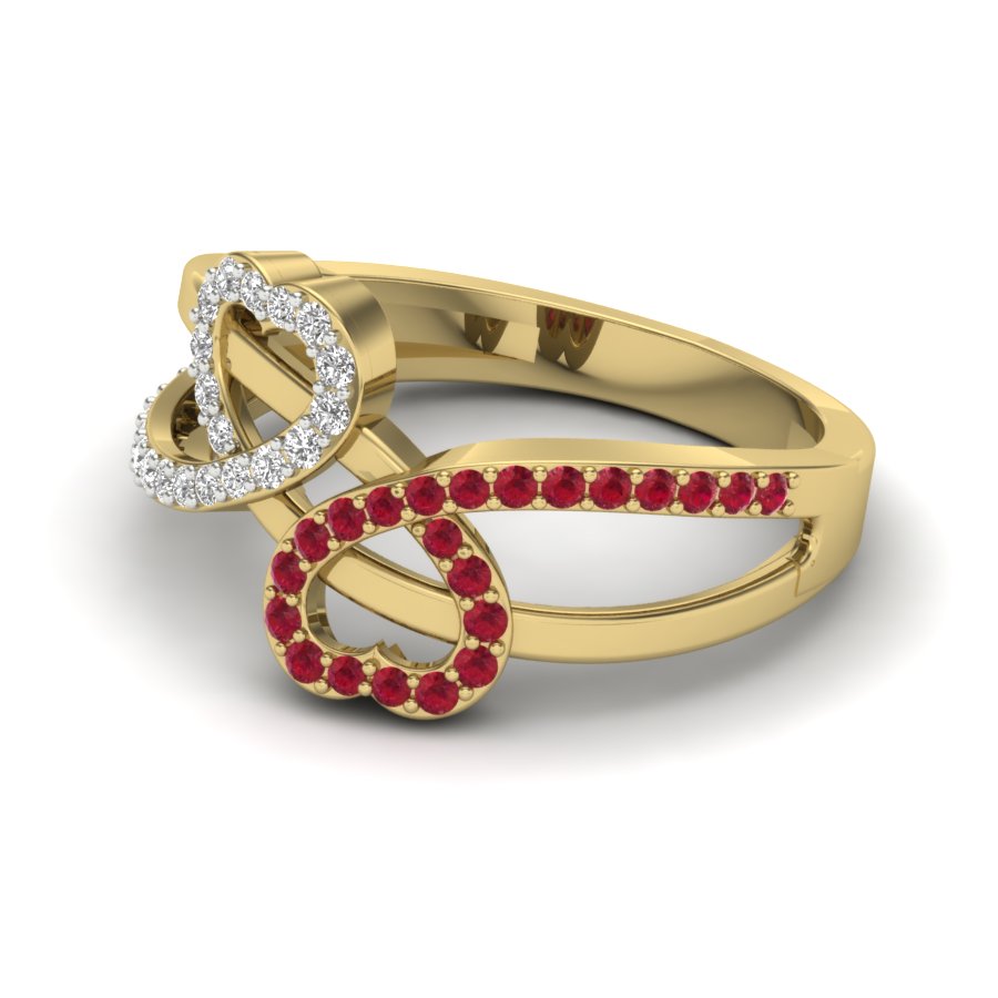 Yellow Gold Plated Sterling Silver Ring
