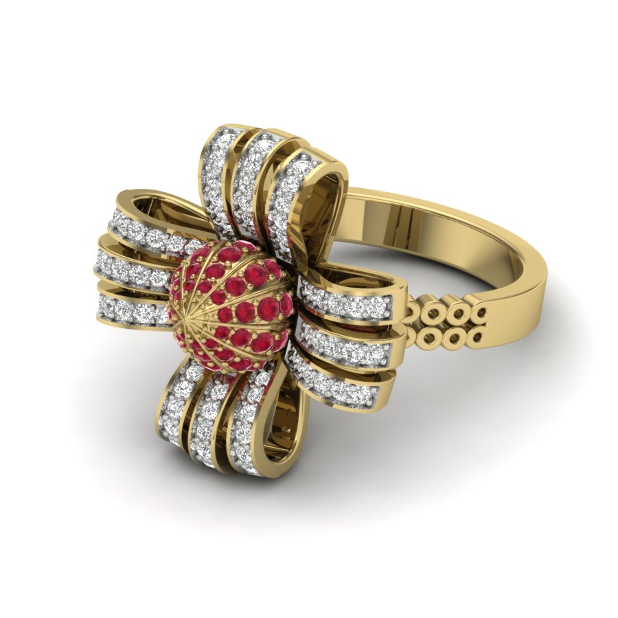 Yellow Gold Plated Sterling Silver Ring