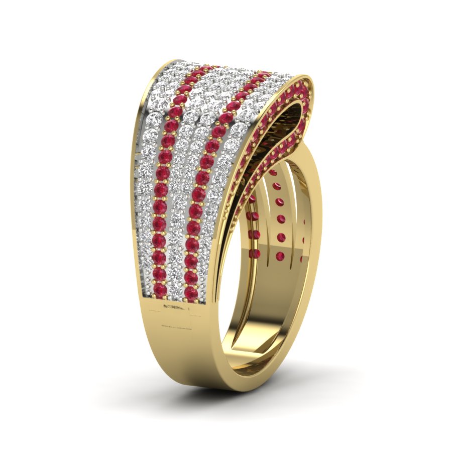 Yellow Gold Plated Sterling Silver Ring