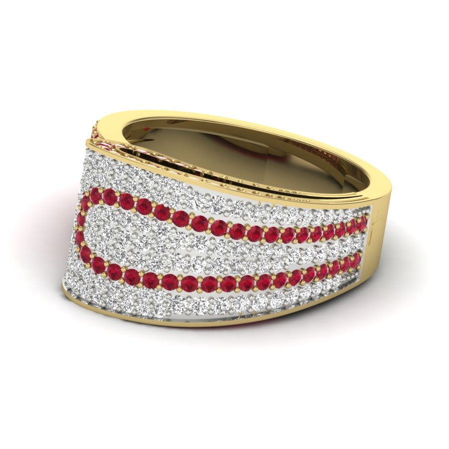 Yellow Gold Plated Sterling Silver Ring