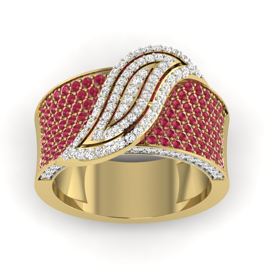 Yellow Gold Plated Sterling Silver Ring