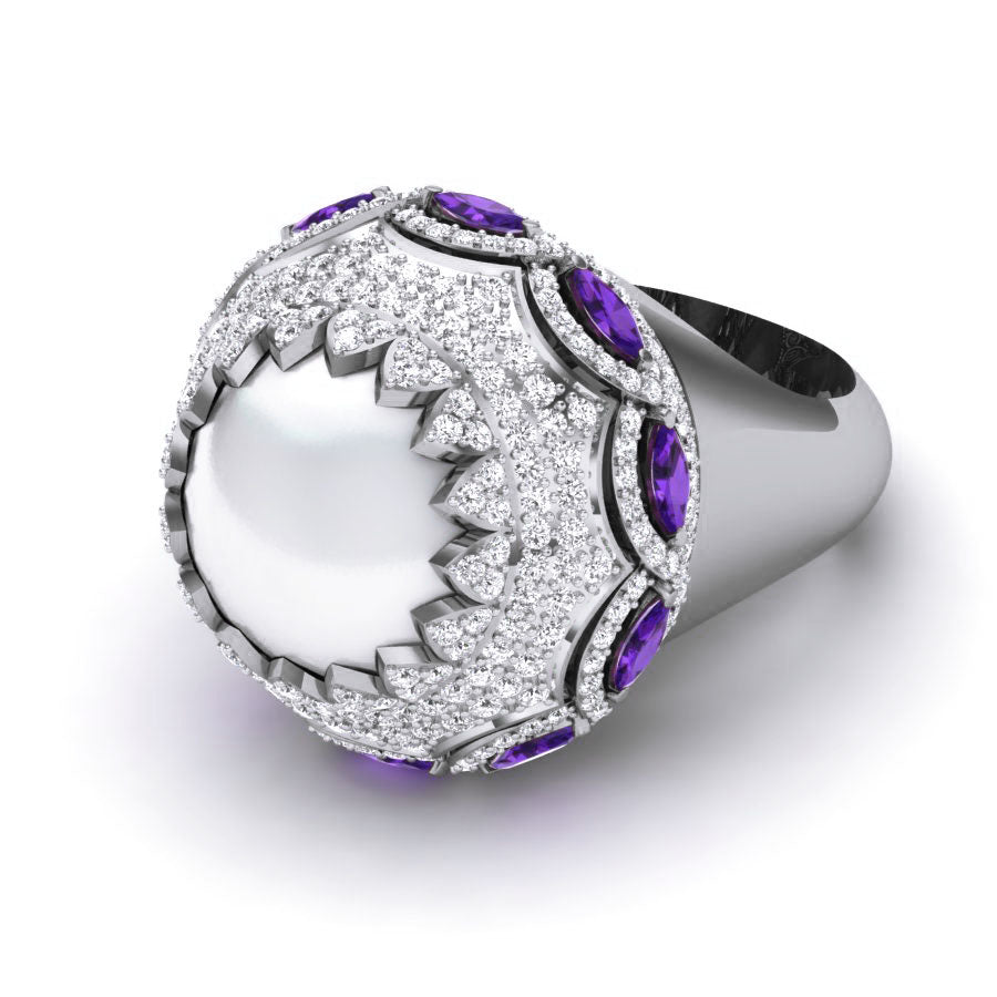 White Gold Ring
