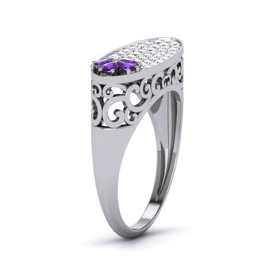 White Gold Ring