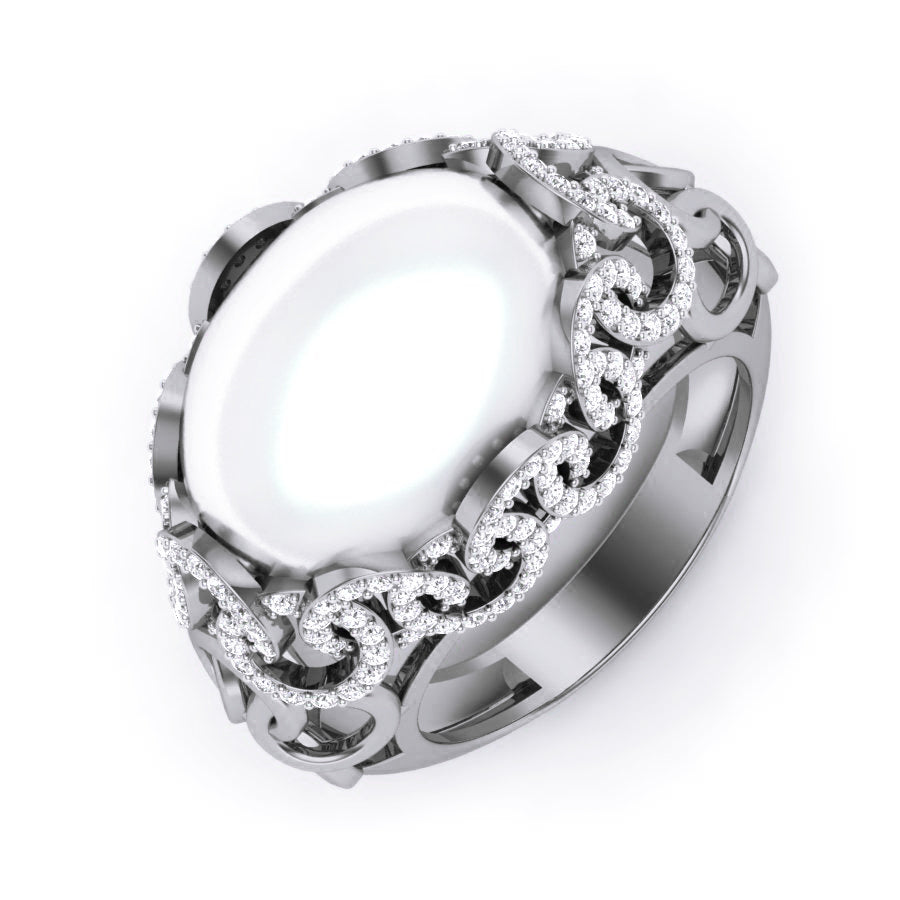 White Gold Ring