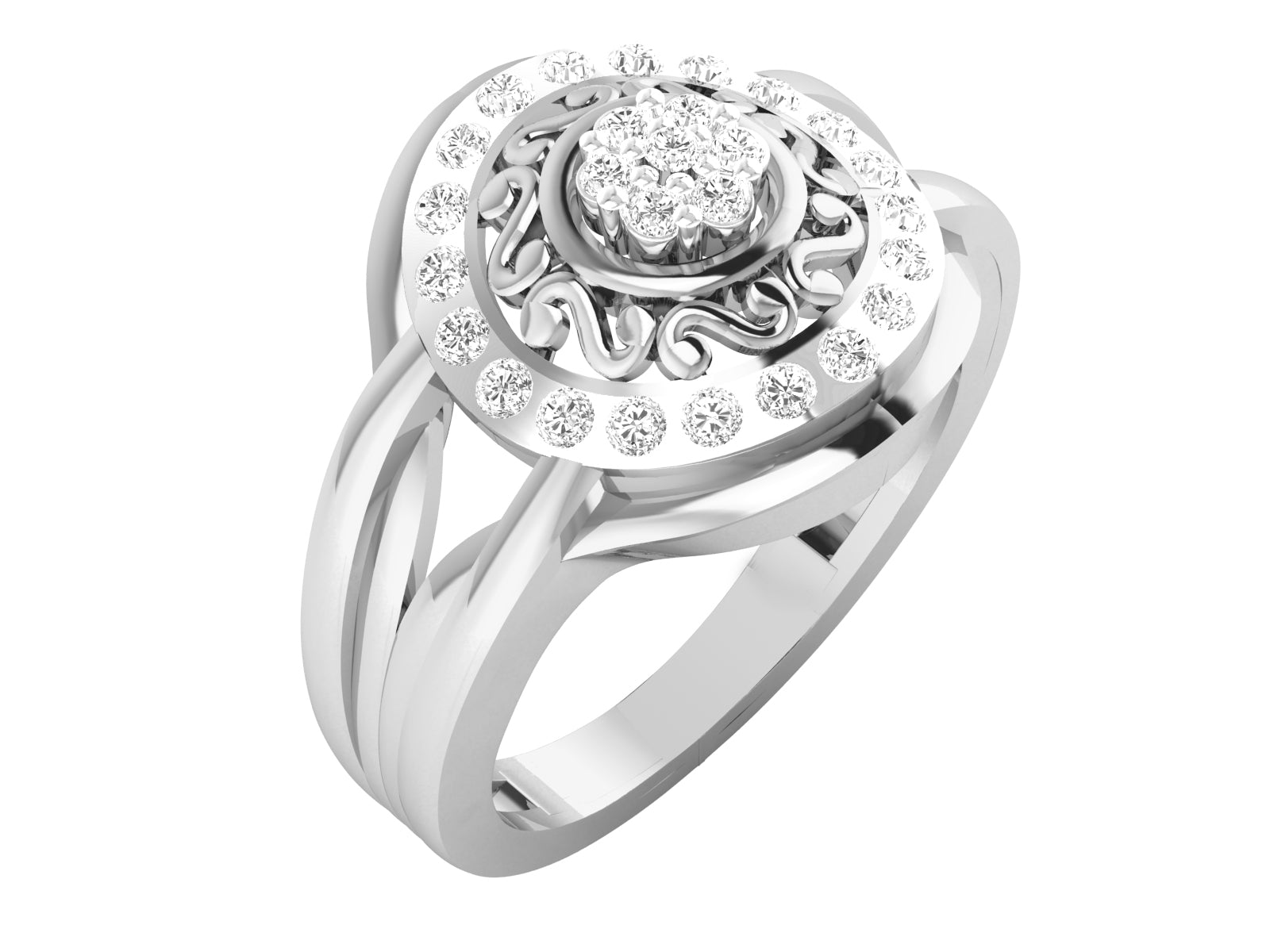 White Gold Ring
