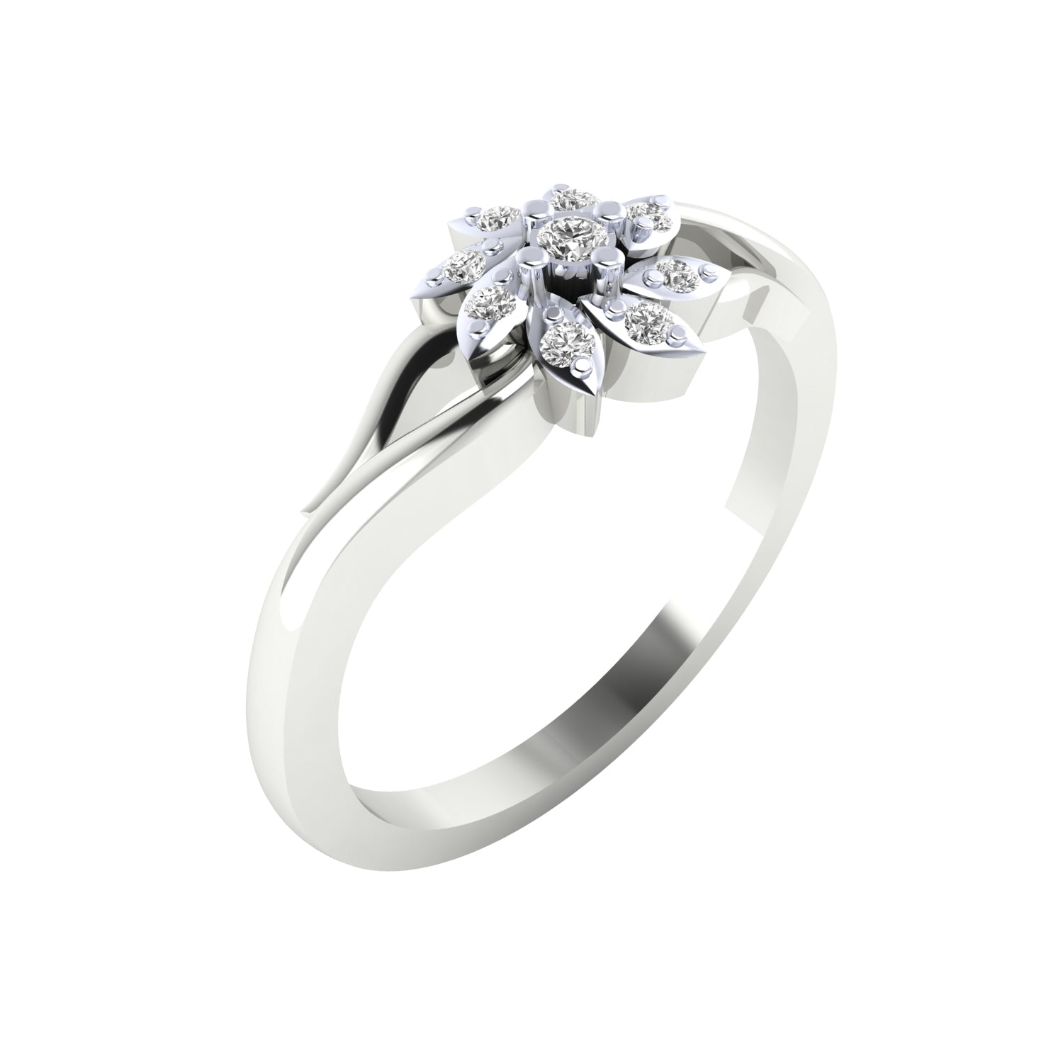 White Gold Ring