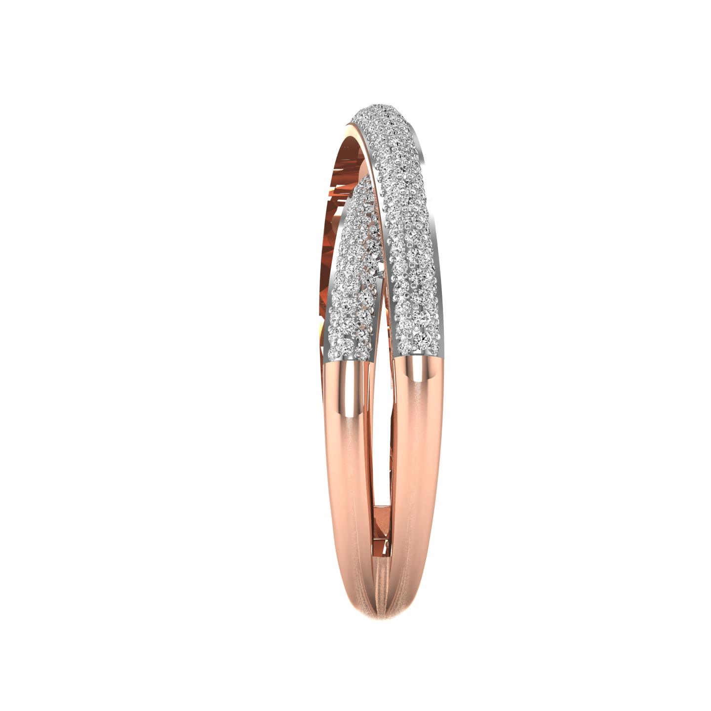 Rose Gold Plated Sterling Silver Ring
