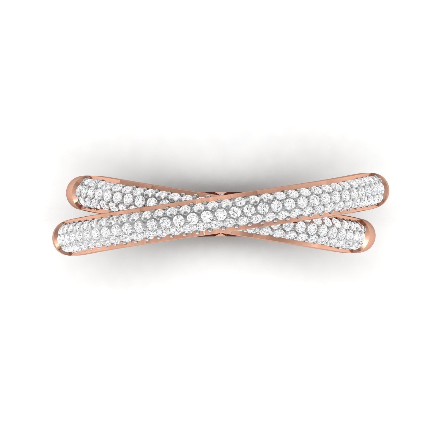 Rose Gold Plated Sterling Silver Ring