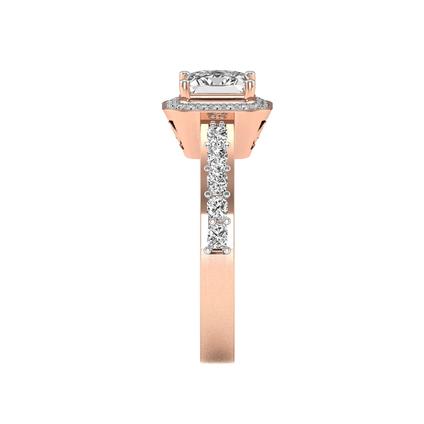 Rose Gold Plated Sterling Silver Ring