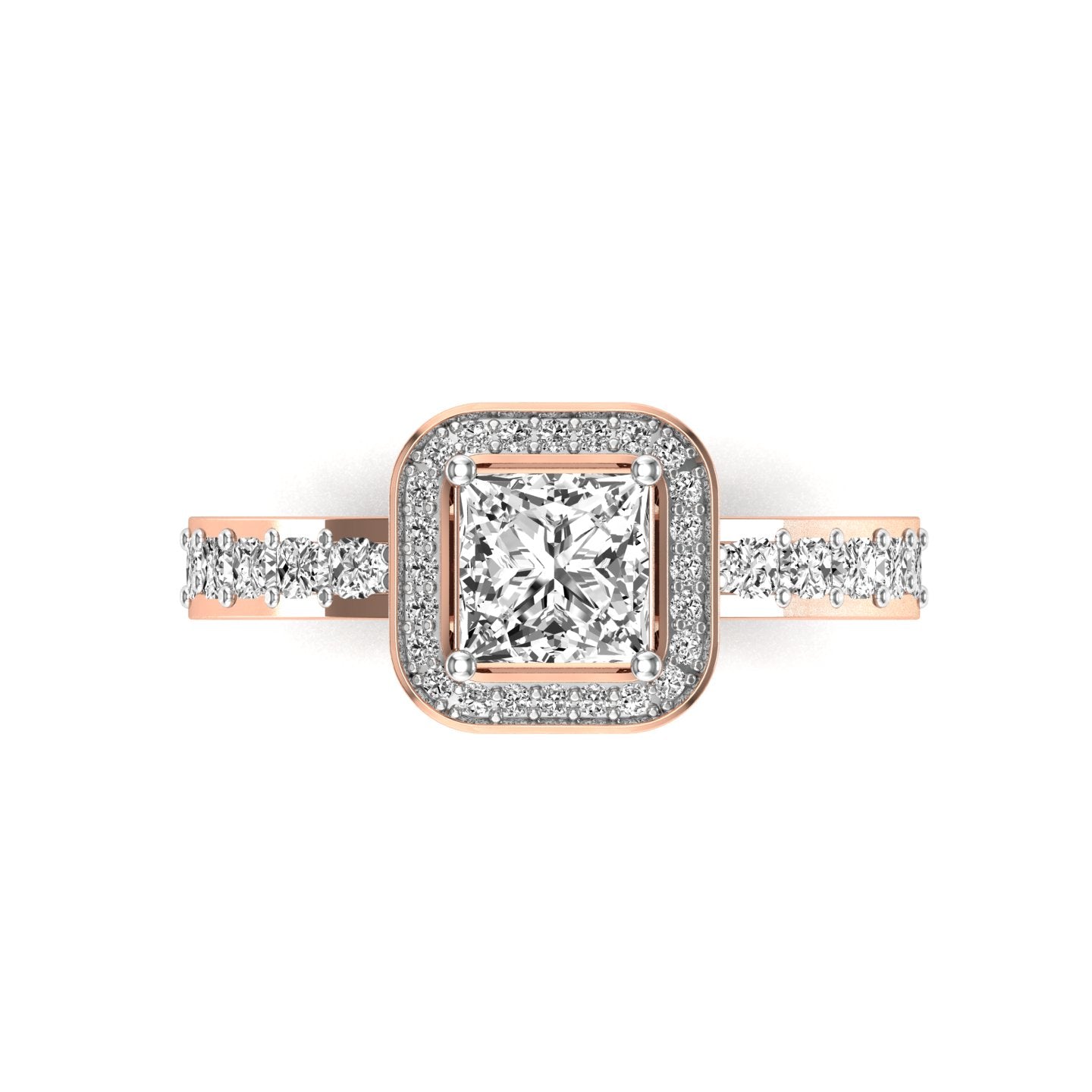 Rose Gold Plated Sterling Silver Ring