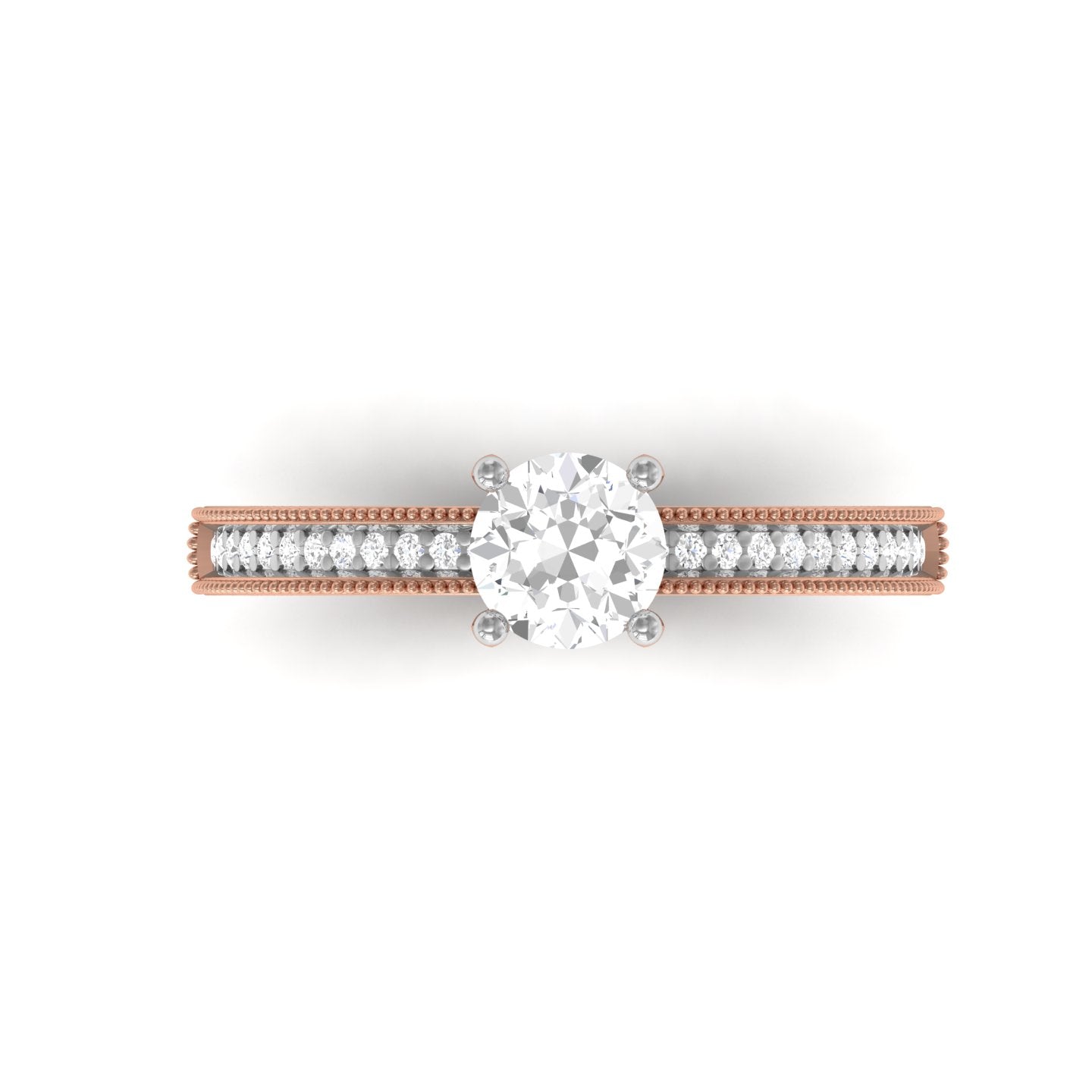 Rose Gold Plated Sterling Silver Ring