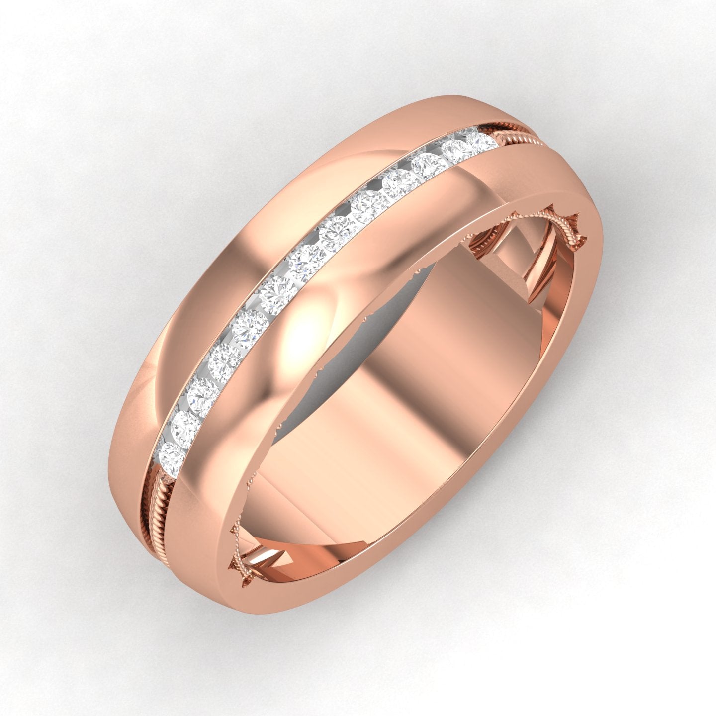 Rose Gold Plated Sterling Silver Ring