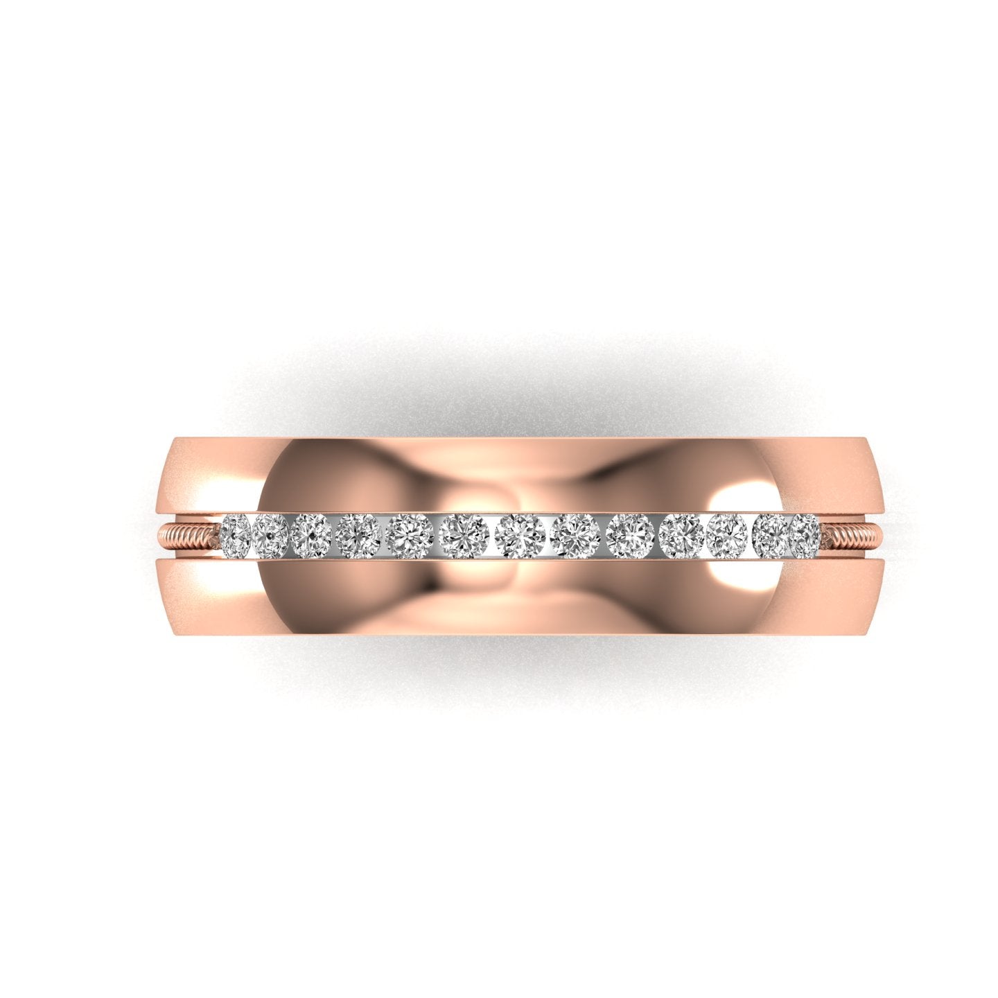 Rose Gold Plated Sterling Silver Ring