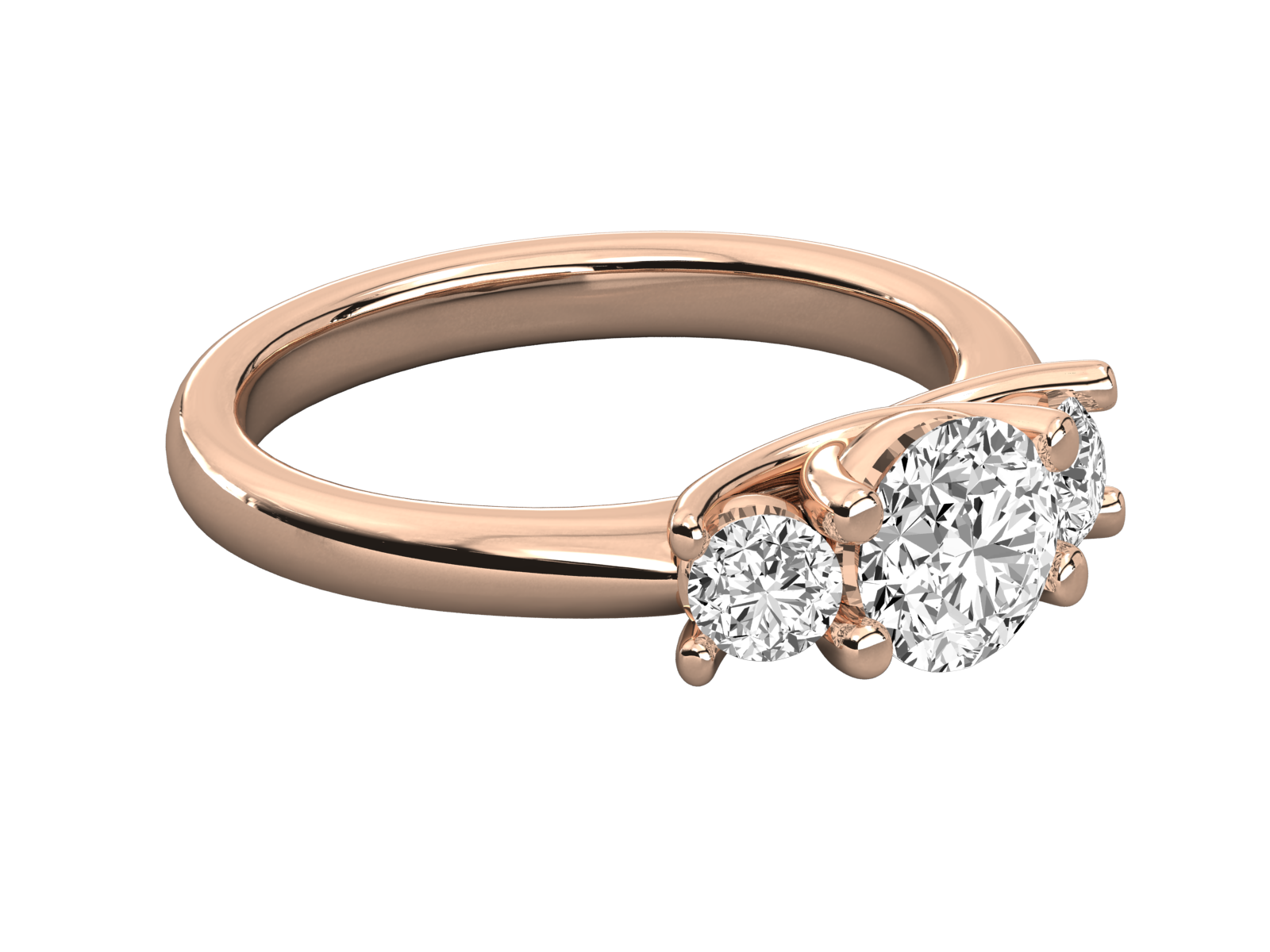 Rose Gold Plated Sterling Silver Ring