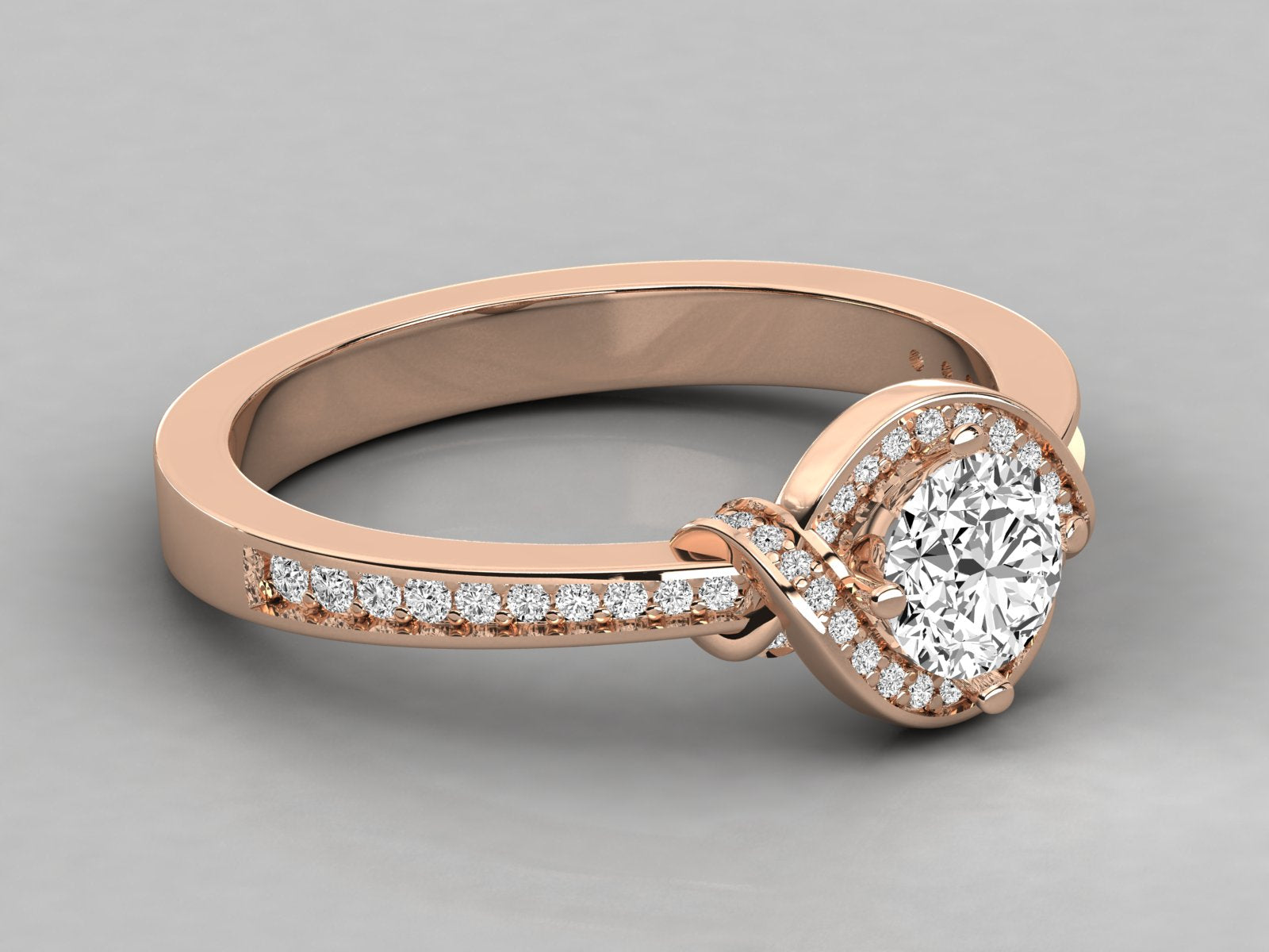 Rose Gold Plated Sterling Silver Ring