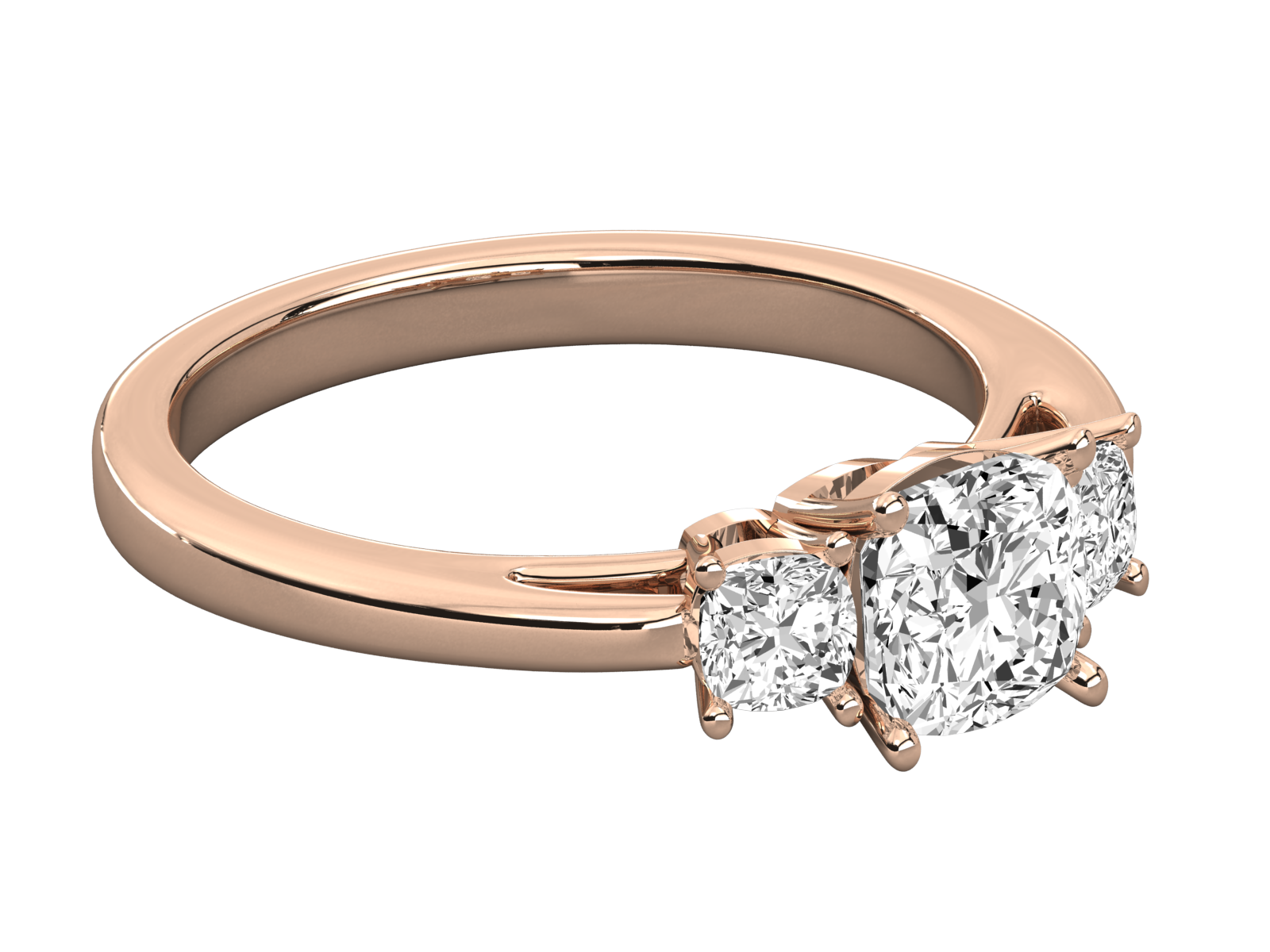 Rose Gold Plated Sterling Silver Ring