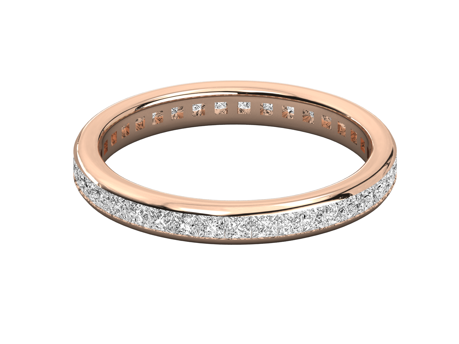 Rose Gold Plated Sterling Silver Ring