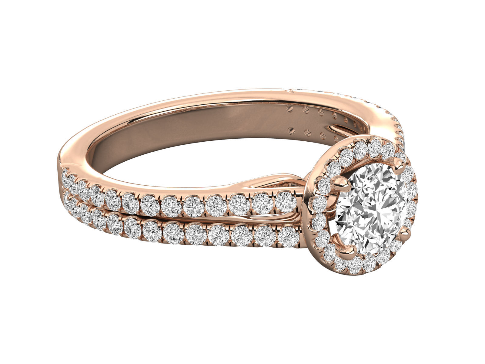 Rose Gold Plated Sterling Silver Ring