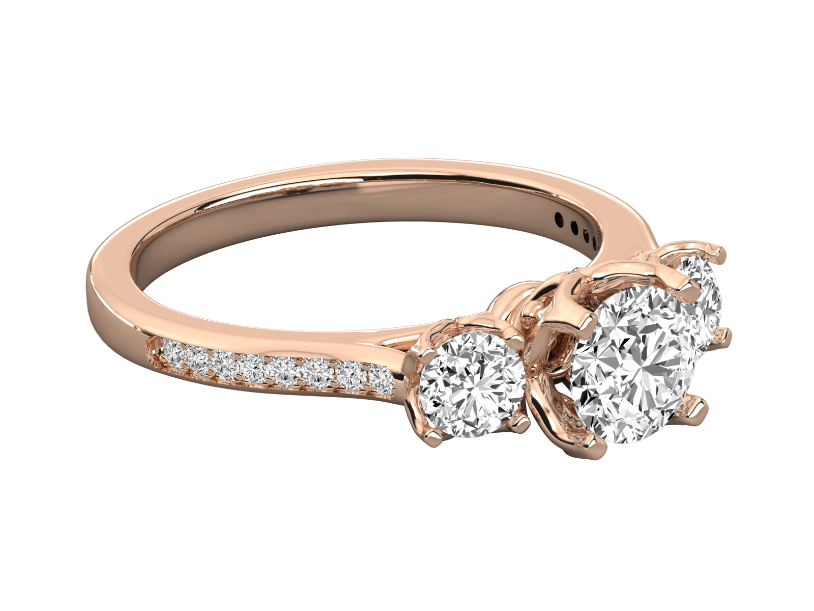 Rose Gold Plated Sterling Silver Ring