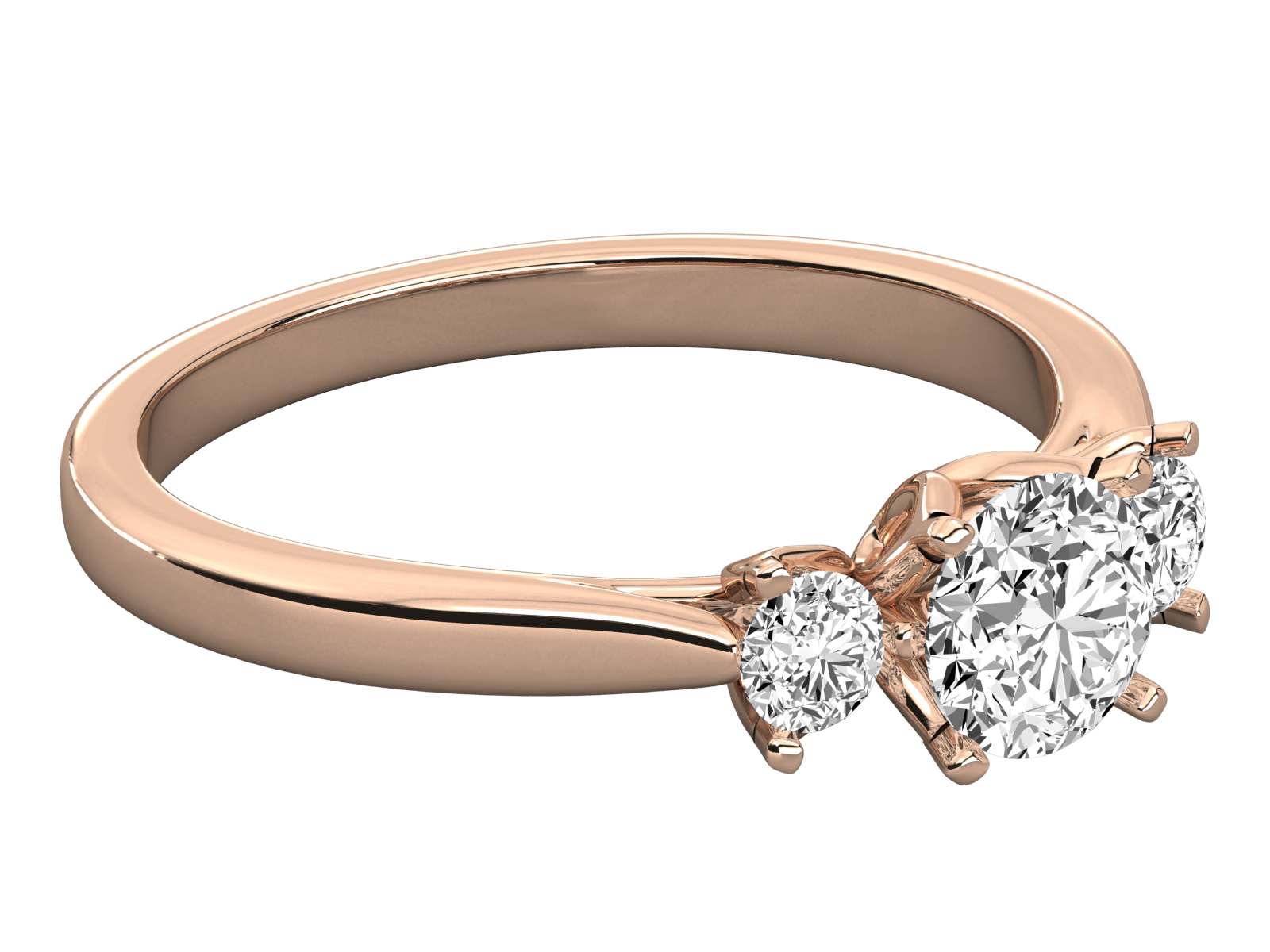 Rose Gold Plated Sterling Silver Ring