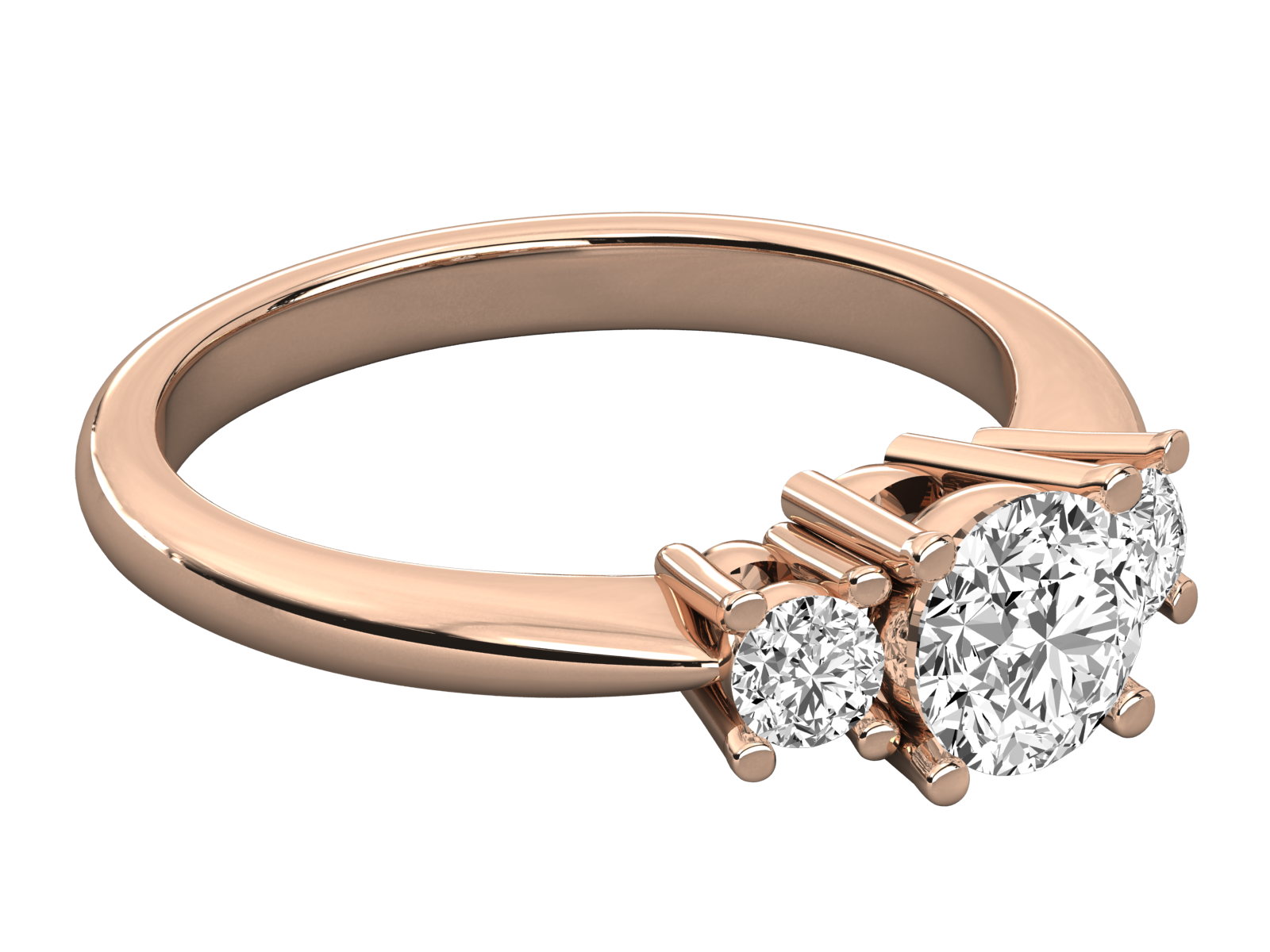 Rose Gold Plated Sterling Silver Ring