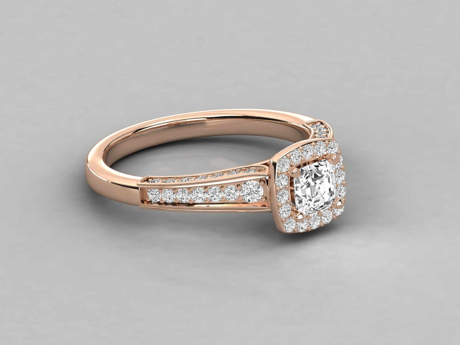 Rose Gold Plated Sterling Silver Ring