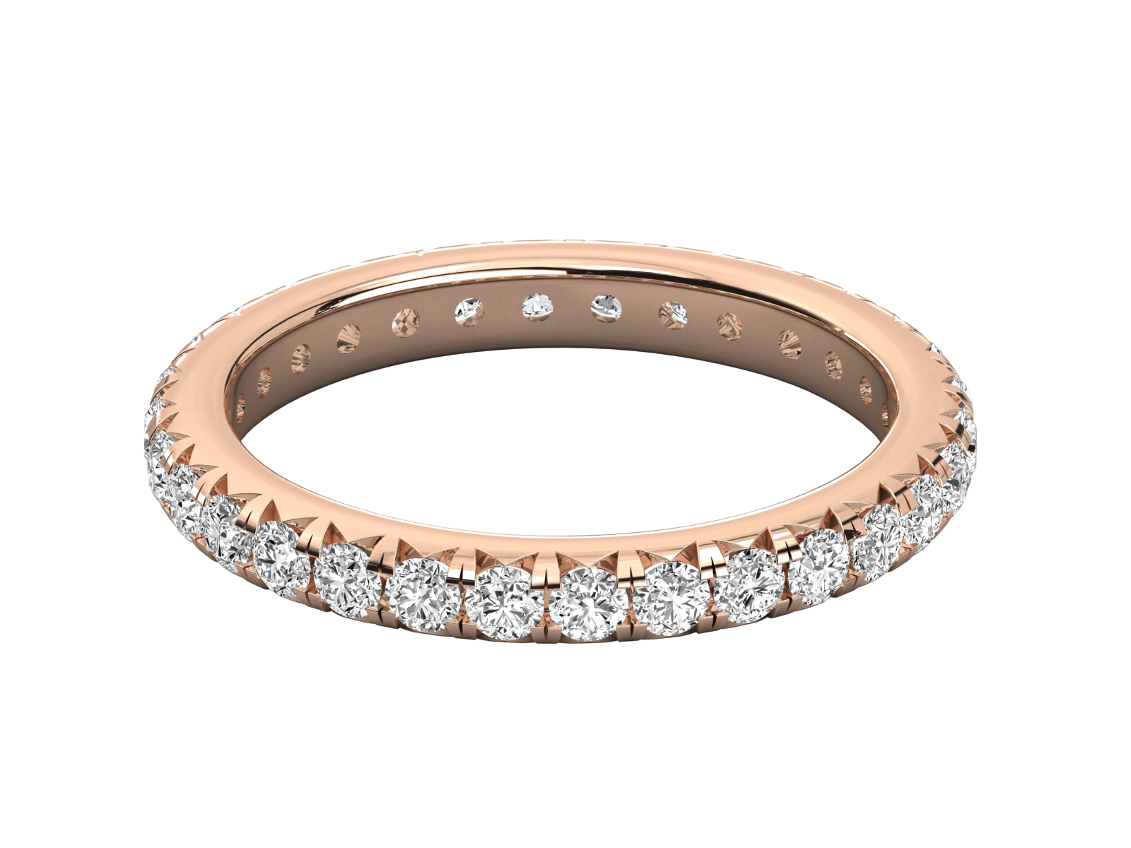Rose Gold Plated Sterling Silver Ring