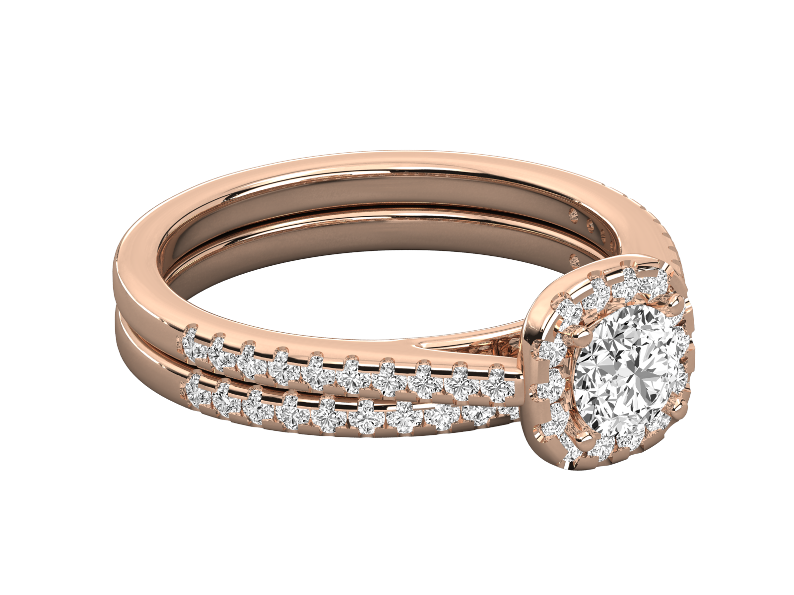 Rose Gold Plated Sterling Silver Ring