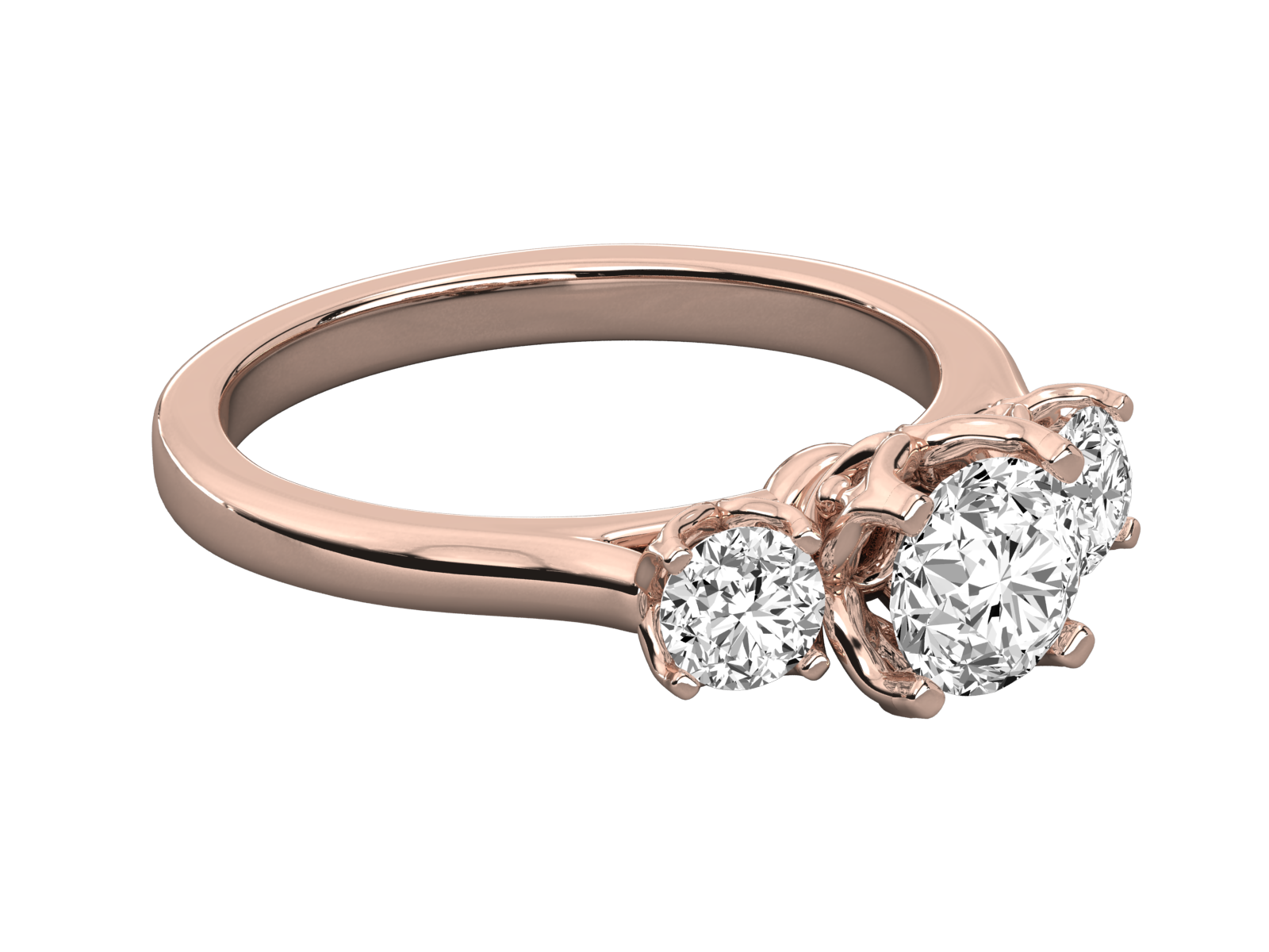 Rose Gold Plated Sterling Silver Ring