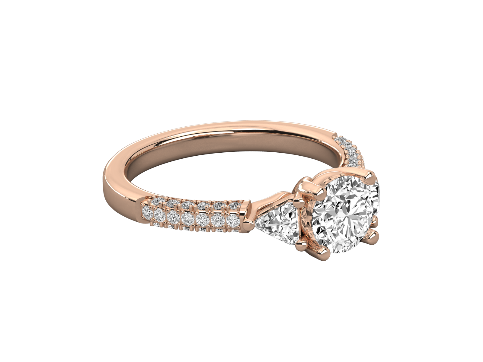 Rose Gold Plated Sterling Silver Ring